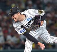 阪神 緊急登板の湯浅が完璧リリーフ 才木の危険球退場で急きょマウンド