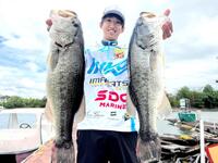 　バスプロとして活動する藤川温大氏（本人提供）