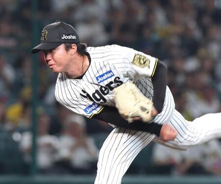 　先発し粘投する村上（撮影・北村雅宏）
