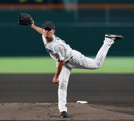 　先発し力投する伊藤将（撮影・北村雅宏）