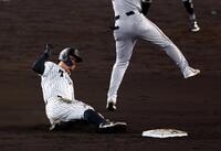 　内野の中心となって堅守を構築した中野