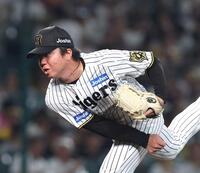 　先発し粘投する村上（撮影・北村雅宏）