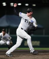 　好投するネルソン（撮影・坂部計介）