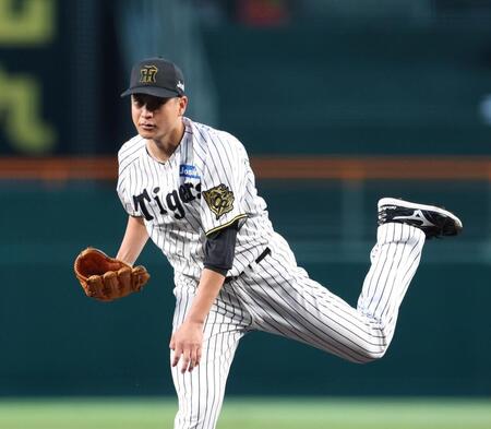 　先発し力投する大竹（撮影・北村雅宏）