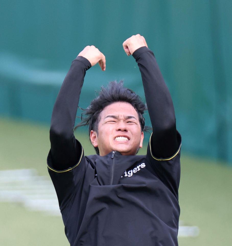 　トレーニングする高橋（撮影・北村雅宏）