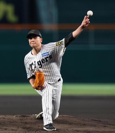 　先発し力投する大竹（撮影・北村雅宏）