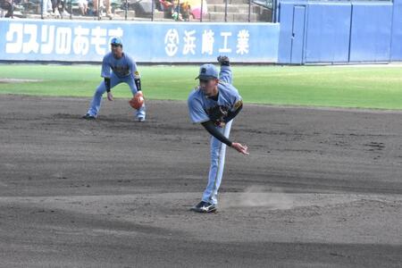 　先発として力投した今朝丸