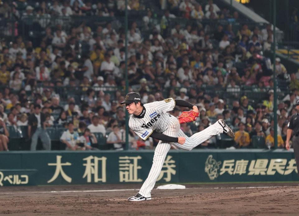 　先発し力投する才木（撮影・北村雅宏）