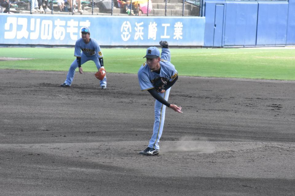 　先発として力投した今朝丸