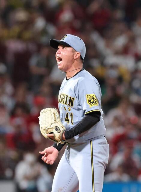 阪神 村上が6回1失点で12勝目の権利 8Kでリーグトップの132奪