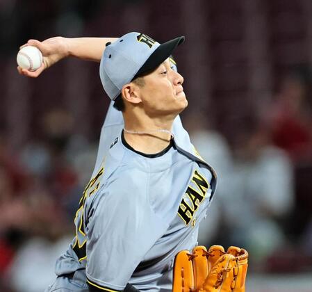 　先発し、投げ込む大竹（撮影・田中太一）