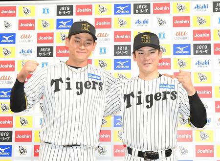 【写真】阪神 初のお立ち台コンビが明暗 2勝目右腕は落ち着いて 決勝打の内野手は「ヤバい!マジヤバい」と赤面
