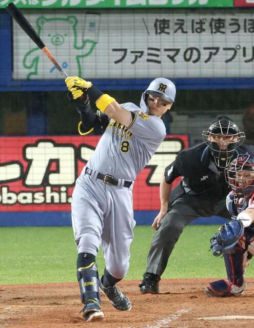 阪神・佐藤輝 復活！6日ぶり安打「難しい試合ではありましたけど