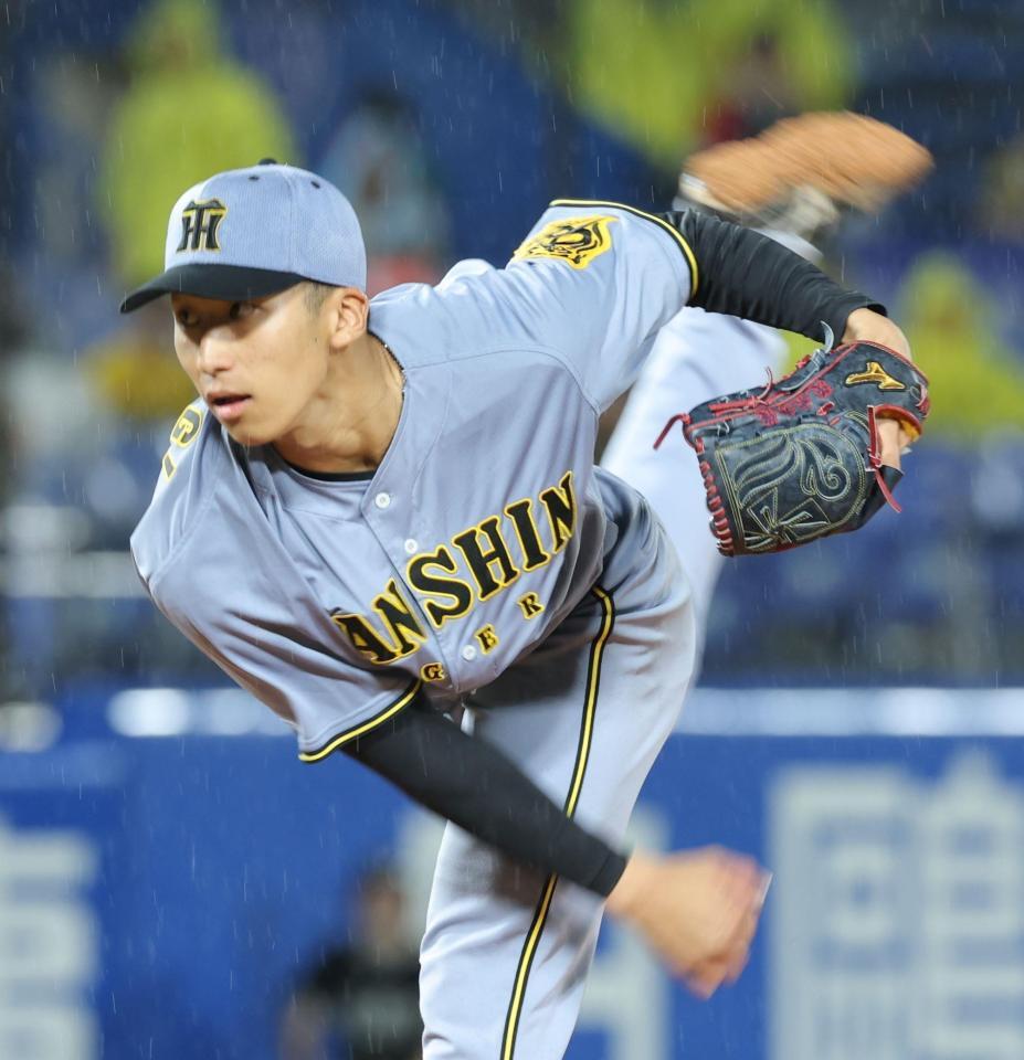 　７回、力投する茨木（撮影・西岡正）