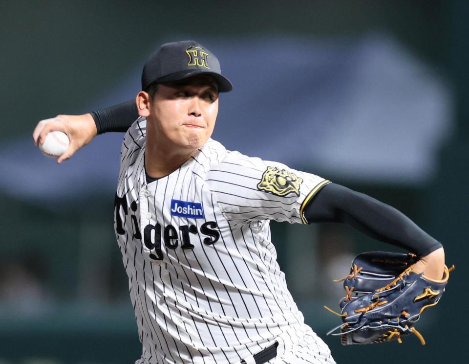 　９回表に登板し無失点に抑えた岡留（撮影・立川洋一郎）