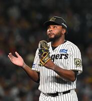 　７回を無失点に抑えたドリス（撮影・西田忠信）