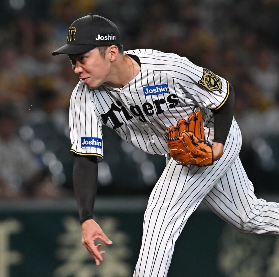 　９回を無失点で締めた石井（撮影・西田忠信）