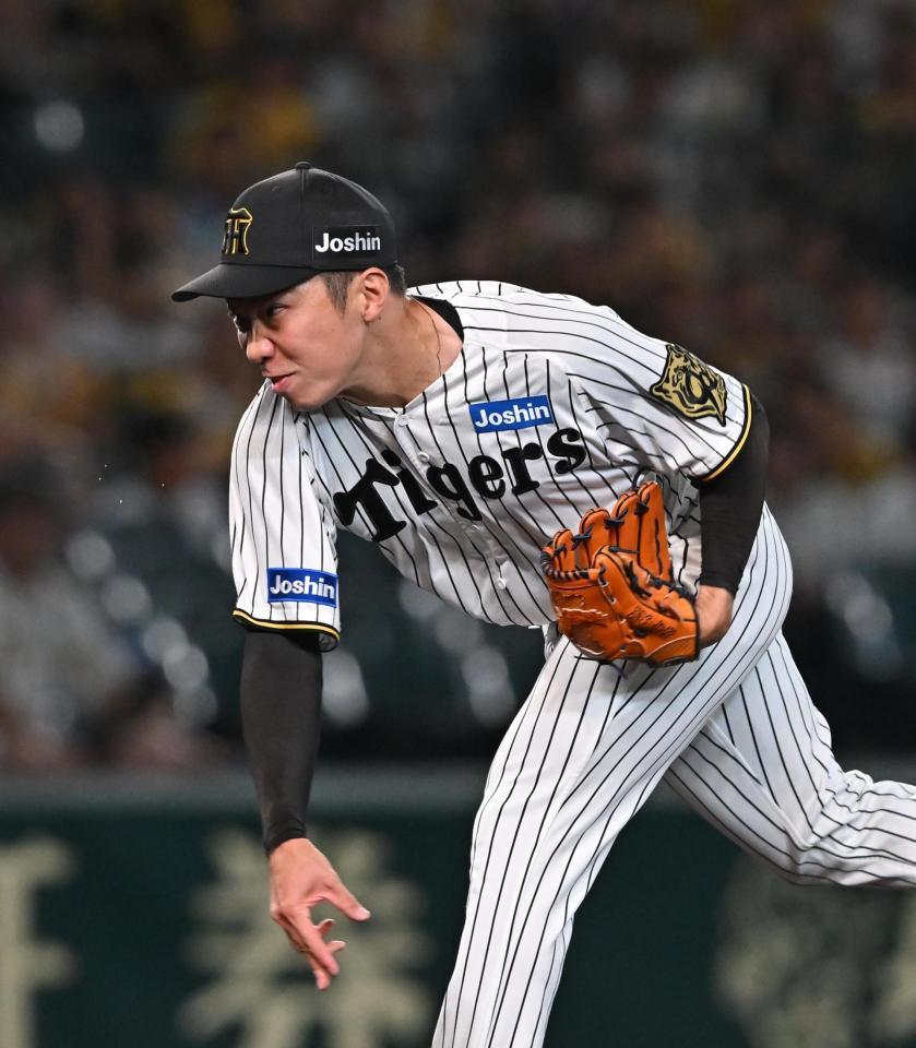 　９回を無失点で締めた石井（撮影・西田忠信）