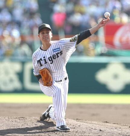 　先発し力投する大竹（撮影・北村雅宏）