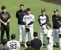 　全体練習に参加する原口（撮影・田中太一）