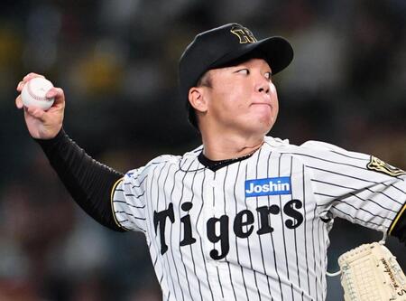 　先発し投げ込む村上（撮影・田中太一）