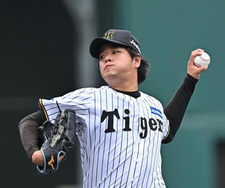 　２番手で力投する高橋（撮影・西田忠信）