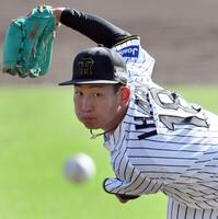 　３回を無失点に抑える伊原（撮影・田中太一）