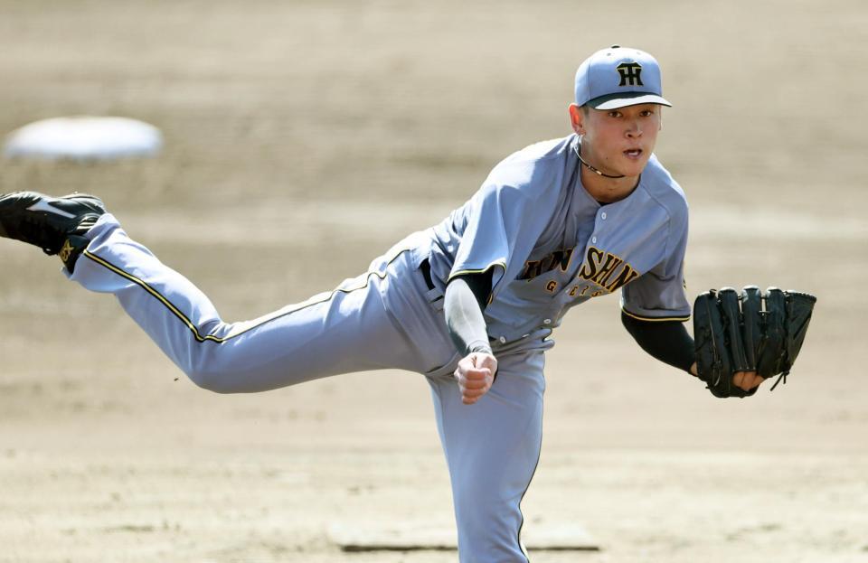 　先発し、力投する早川（撮影・田中太一）