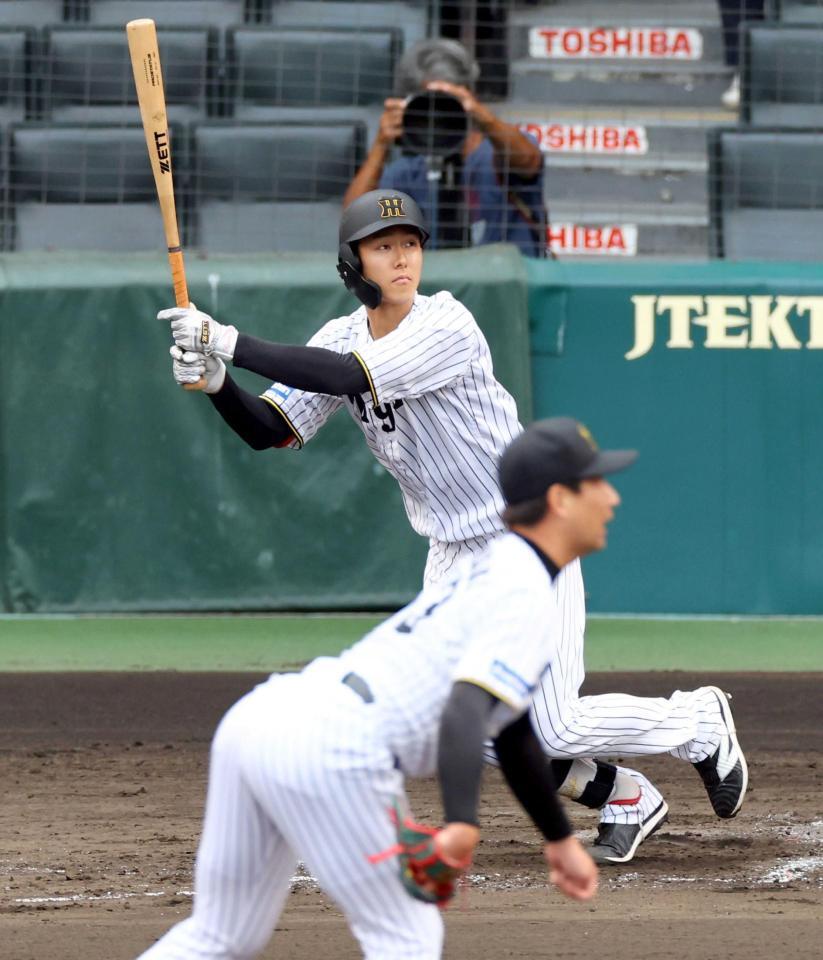 阪神　小幡選手　実使用バット f_13627733.jpg