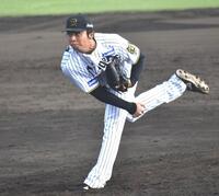 　４番手で登板した椎葉