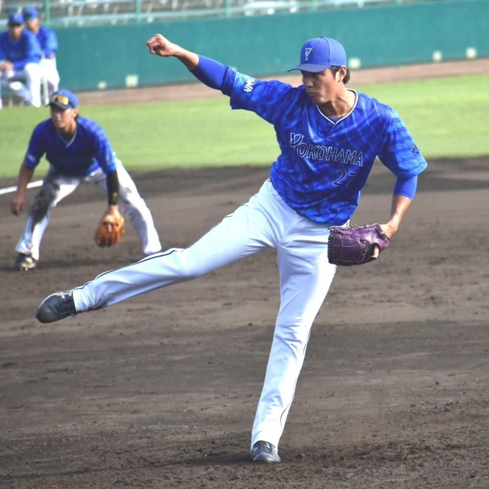 　３番手で登板した藤浪