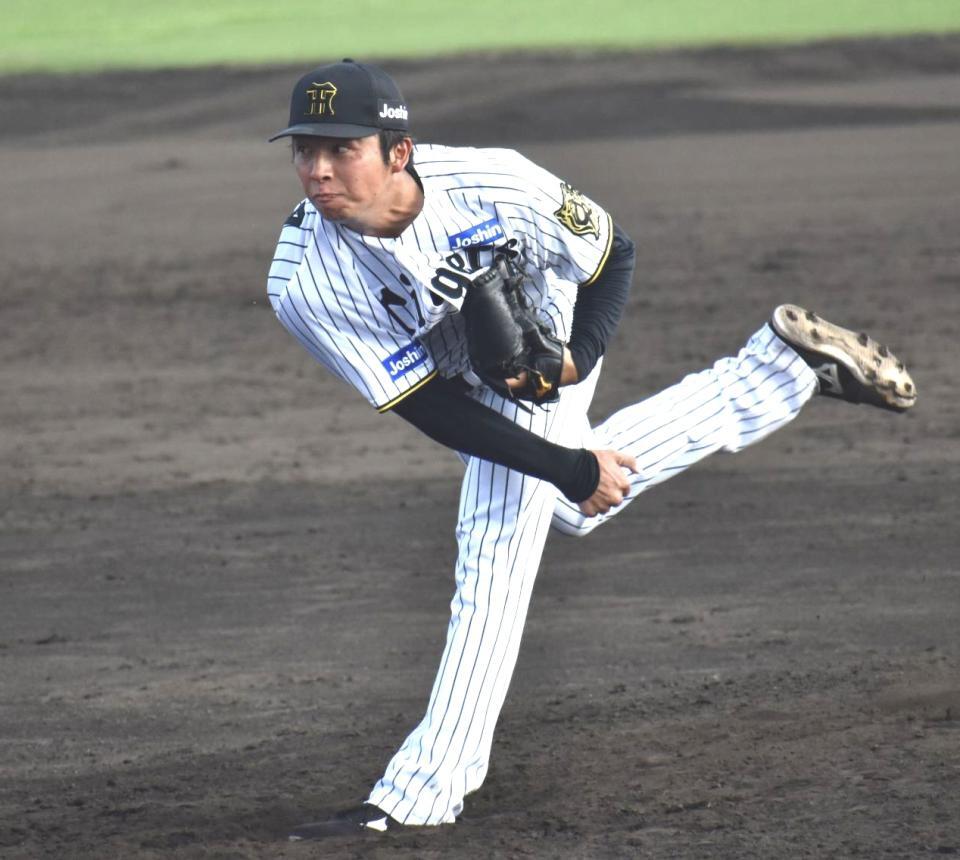 　４番手で登板した椎葉