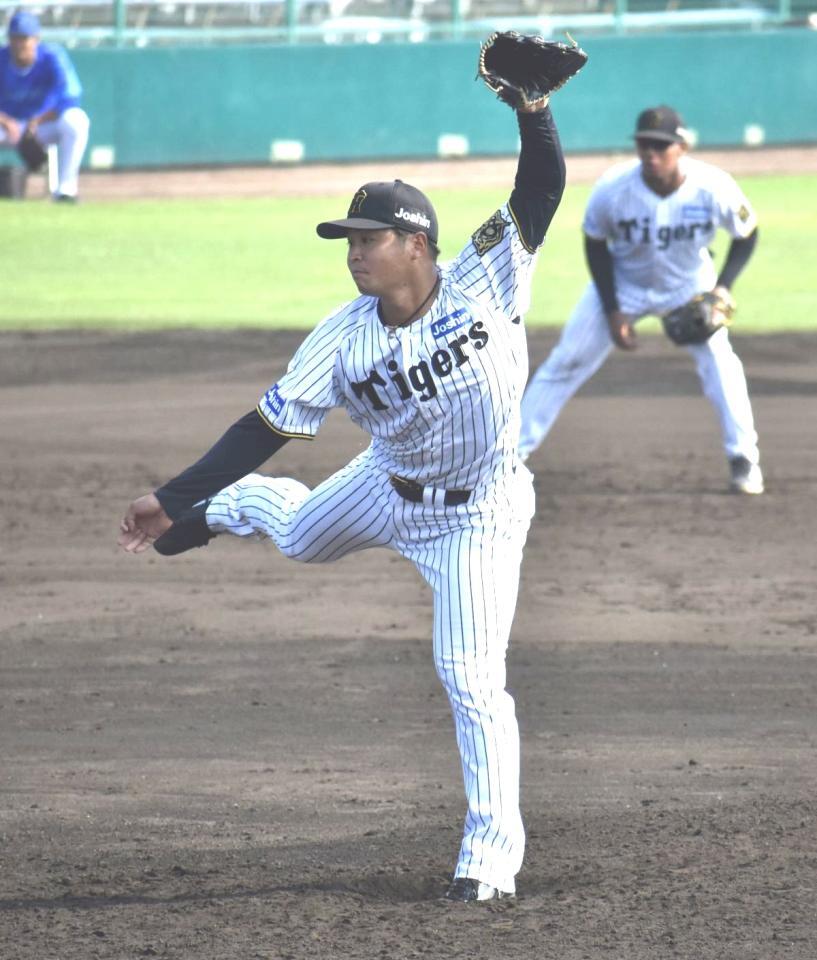 　２番手で登板した松原