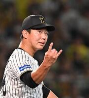 　６回、石上を三振に仕留めた畠（撮影・西田忠信）