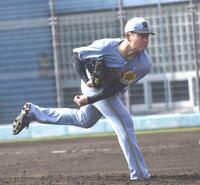 　力投する伊藤稜