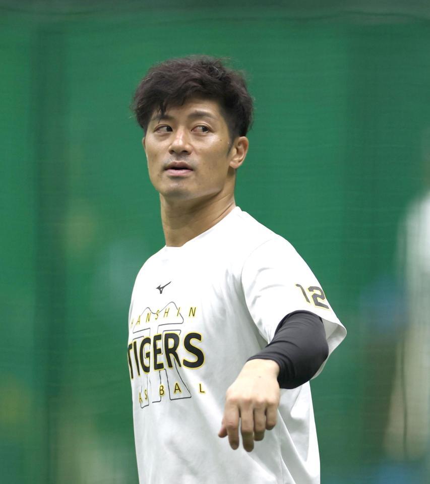 　練習中に意気込む坂本（撮影・北村雅宏）