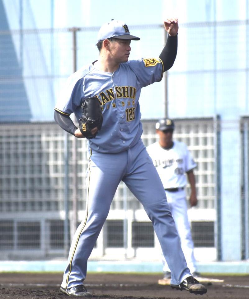 　力投する伊藤稜