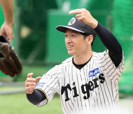 　日本シリーズを楽しみに待つ近本　