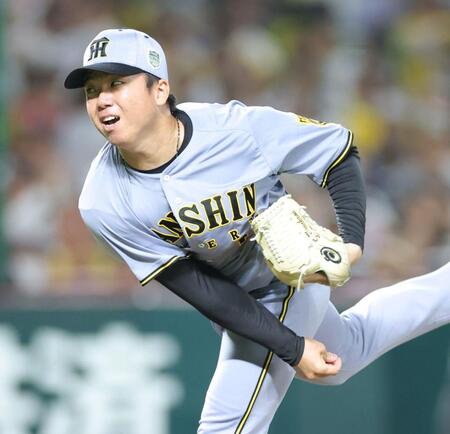 　先発し力投する村上（撮影・西岡正）