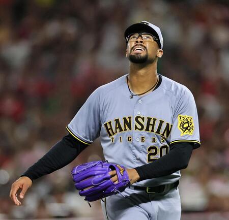 　１回、３失点したデュプランティエ（撮影・田中太一）