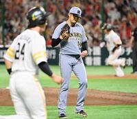 　２回、山川に３ランを浴びた岩貞