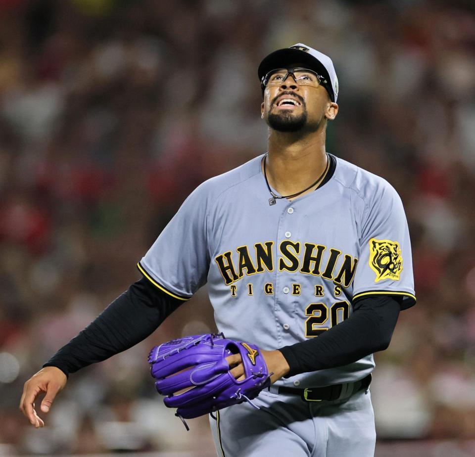 　１回、３失点したデュプランティエ（撮影・田中太一）