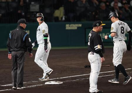 　６回、中飛に倒れた大山（撮影・金田祐二）