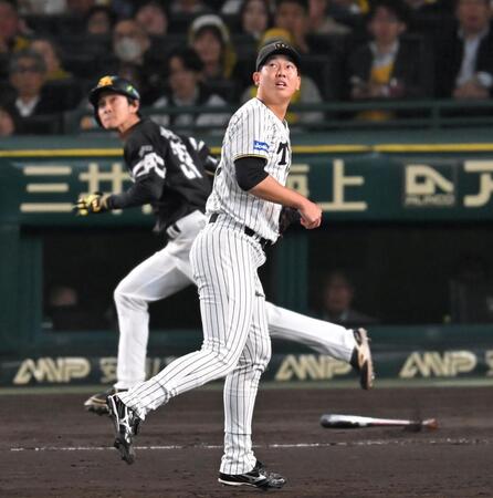 　５回、柳町に犠飛を許す畠（撮影・飯室逸平）