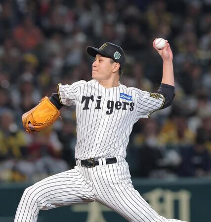 　先発し力投する大竹（撮影・北村雅宏）