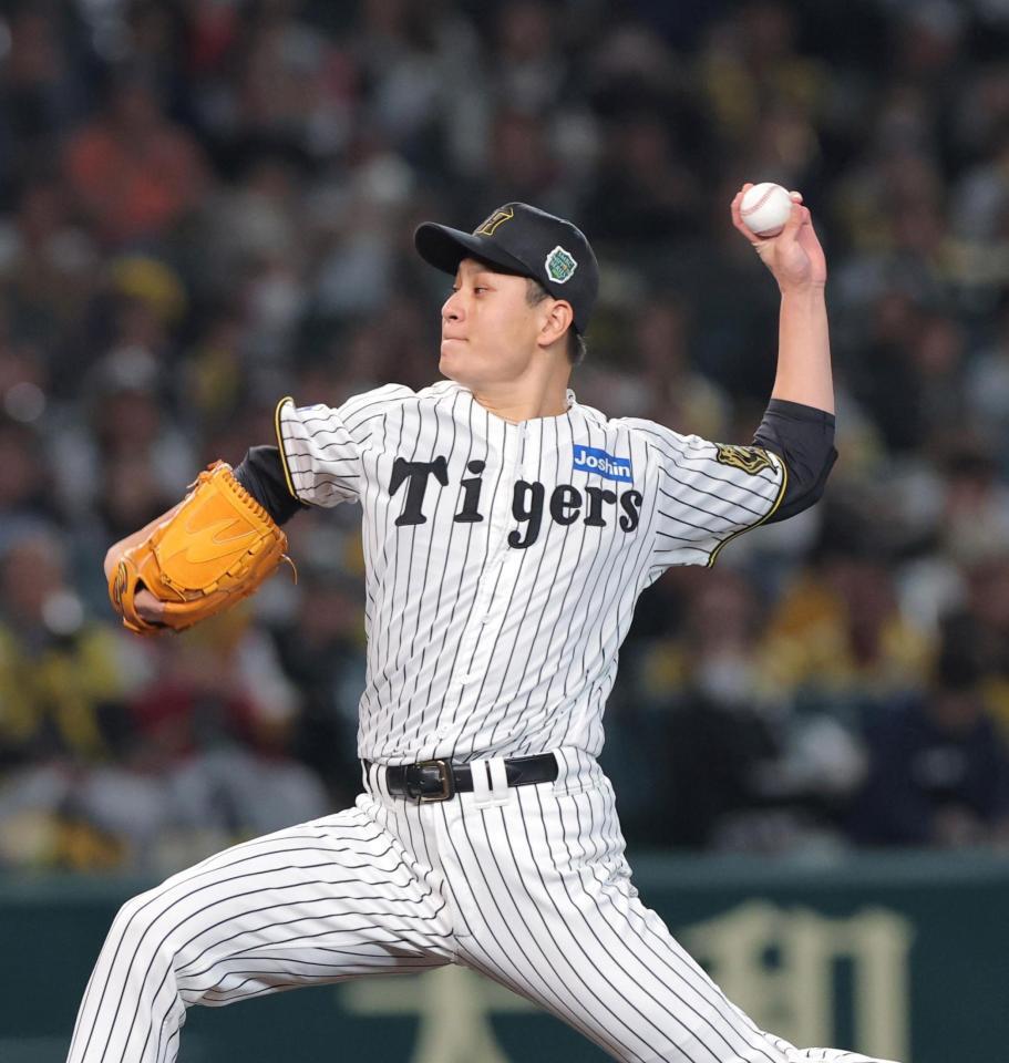 　先発し力投する大竹（撮影・北村雅宏）