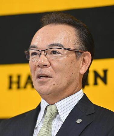 　来季のヘッドコーチ就任が決まり、抱負を語る和田コーディネーター（撮影・西田忠信）