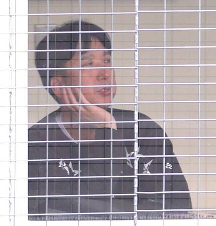 　試合を見る藤川監督（撮影・北村雅宏）