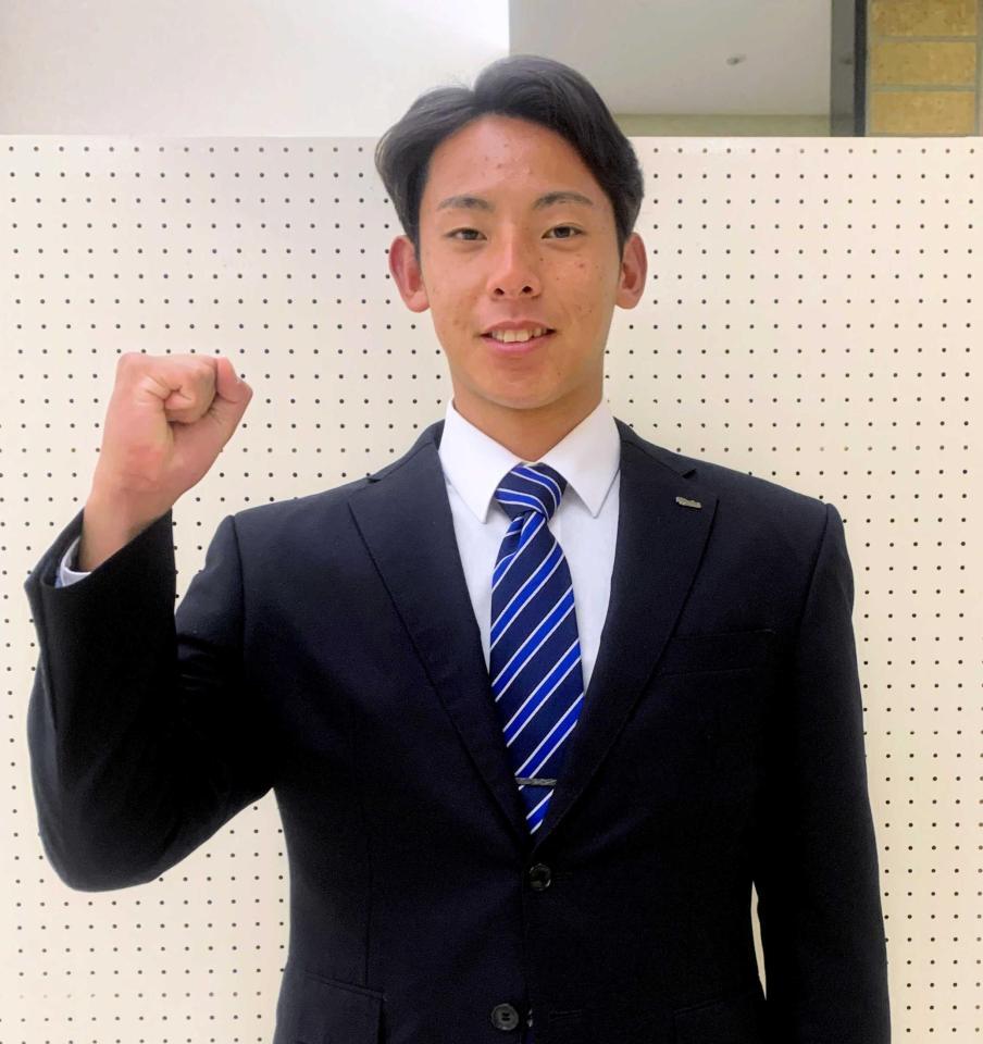 　神宮大会への意気込みを語った東農大北海道オホーツク・神宮（撮影・間宮涼）