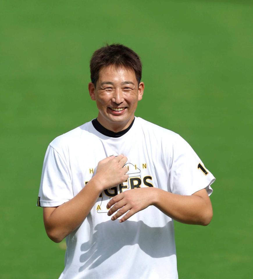 阪神・岩崎が約7年ぶりウエートトレ「危機感を持ちながら」来季35歳